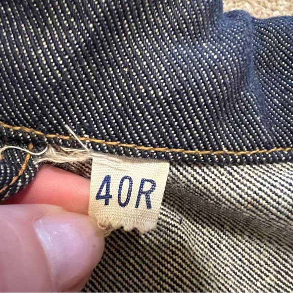 Vintage 60s Sears Roebucks Selvage Denim Jacket - Picture 6 of 7